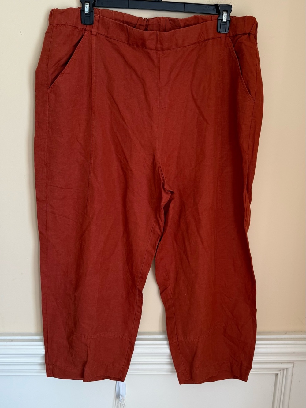 Eileen Fisher Rust Red Casual Pants Size‎ XL